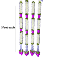 3 Lotus Hanging Artificial Cloth Garland Hanging - Image 4